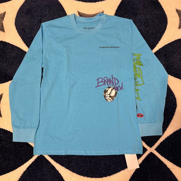 Chrome Hearts Other - Chrome Hearts x Matty Boy Brain New Blue Longsleeve Men’s Size Large